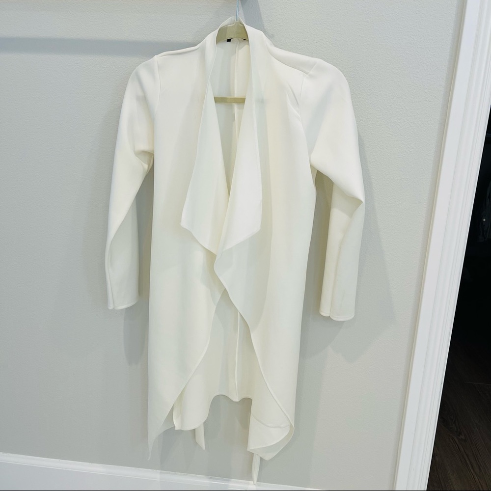 White light long jacket